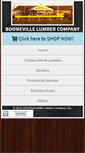 Mobile Screenshot of boonevillelumber.com